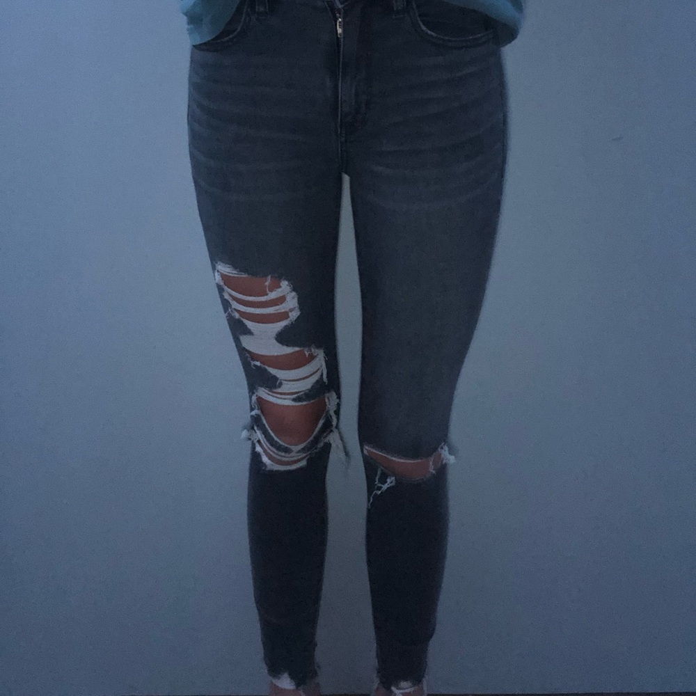 American Eagle grey next level stretch jeans